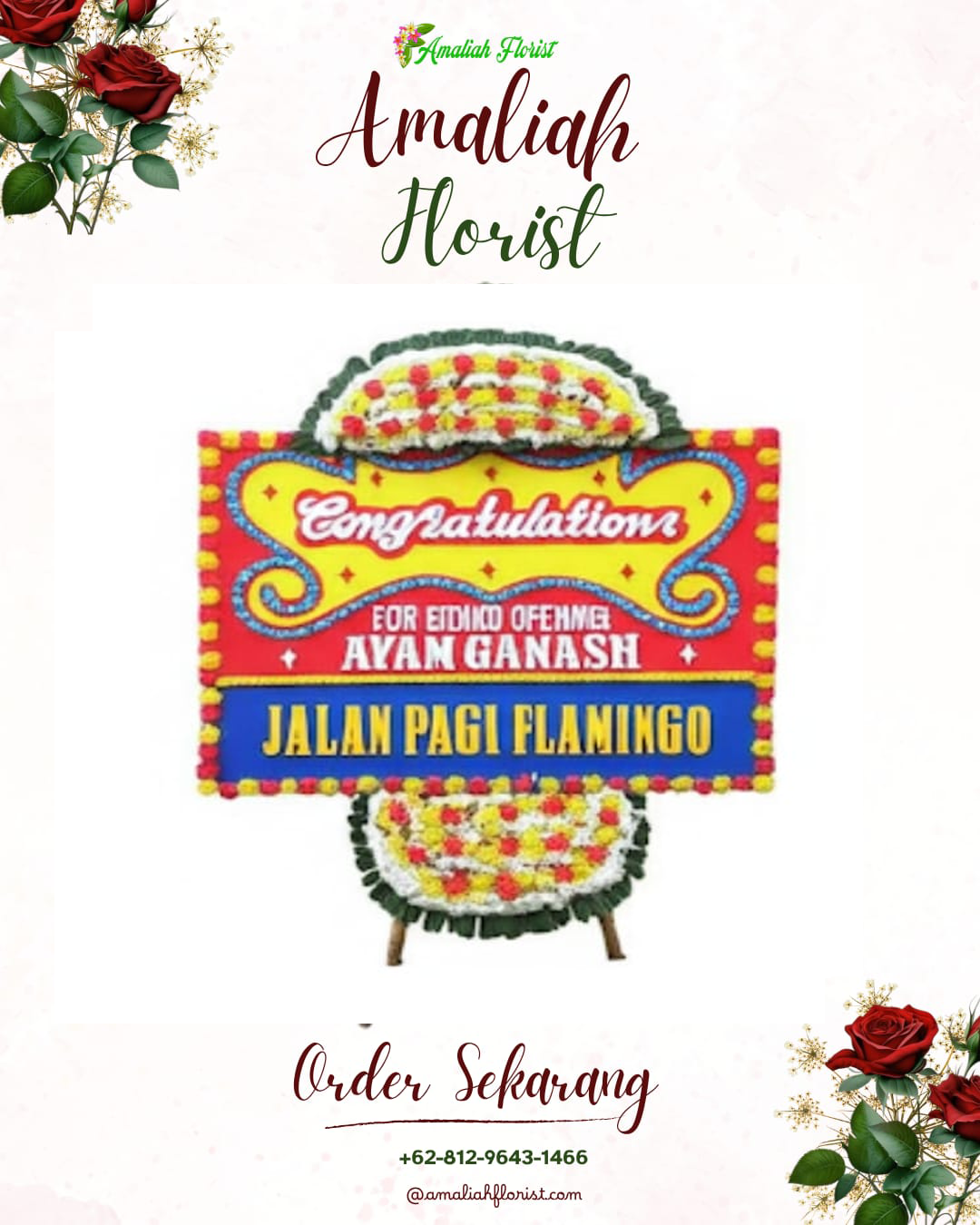 Sewa Papan Bunga Sukomanunggal